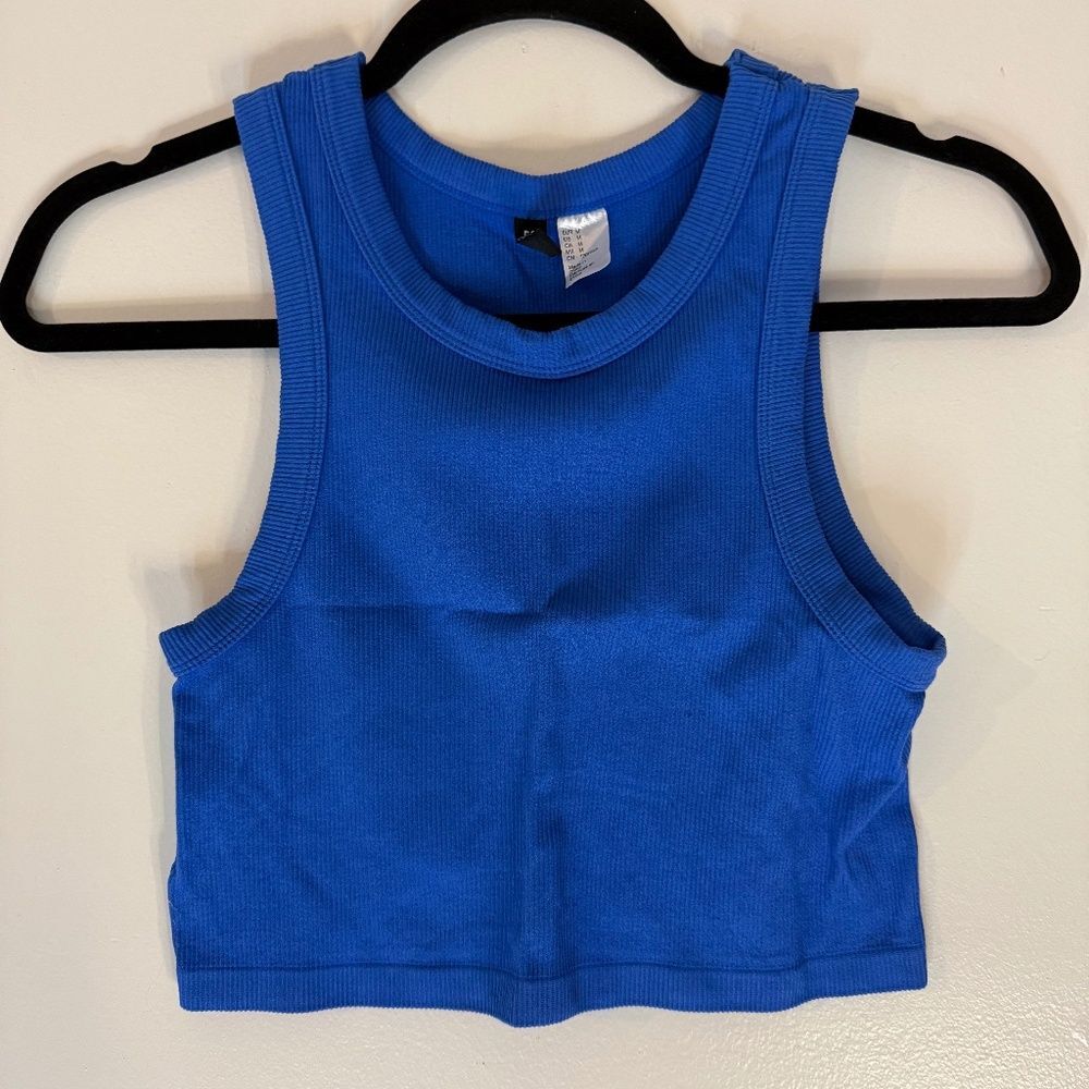 H&M Divided Cobalt Blue Tank Top